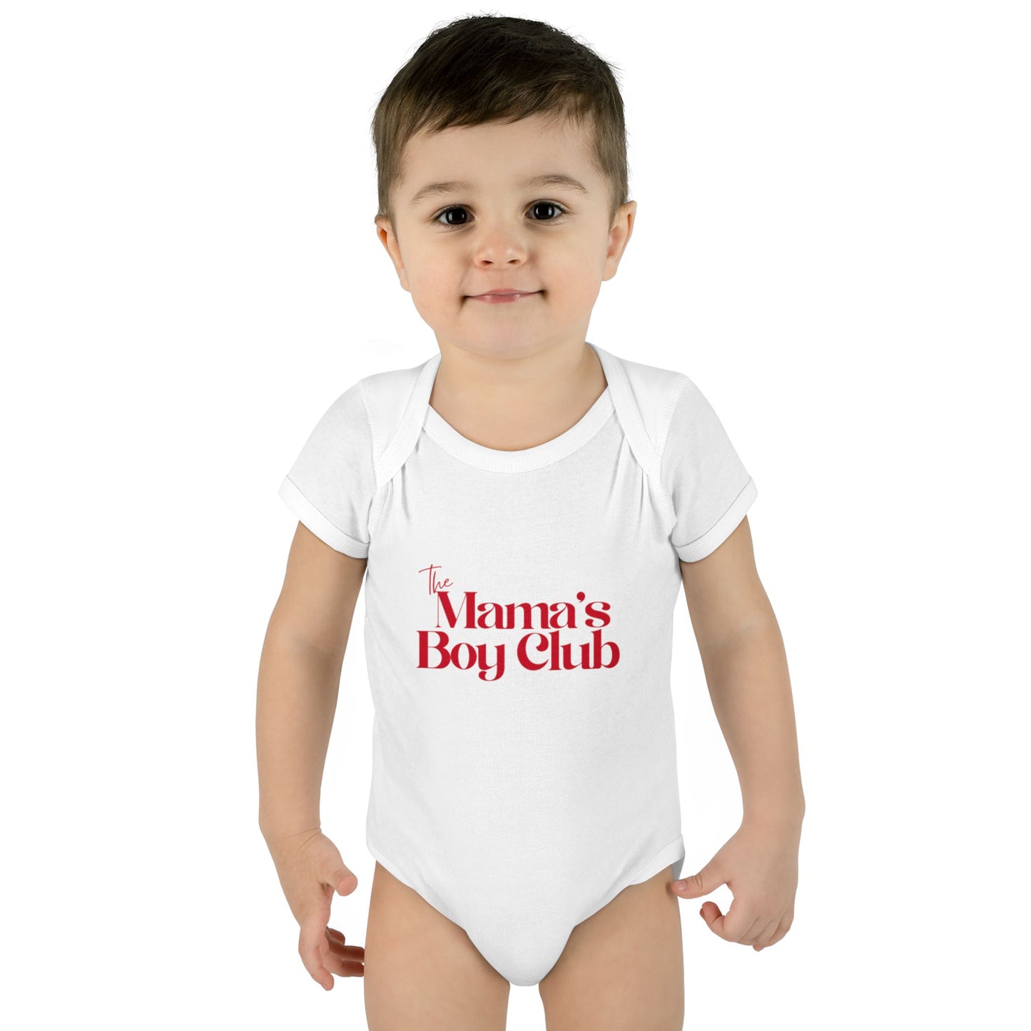 The Mama's Boy Club Infant Rib Bodysuit